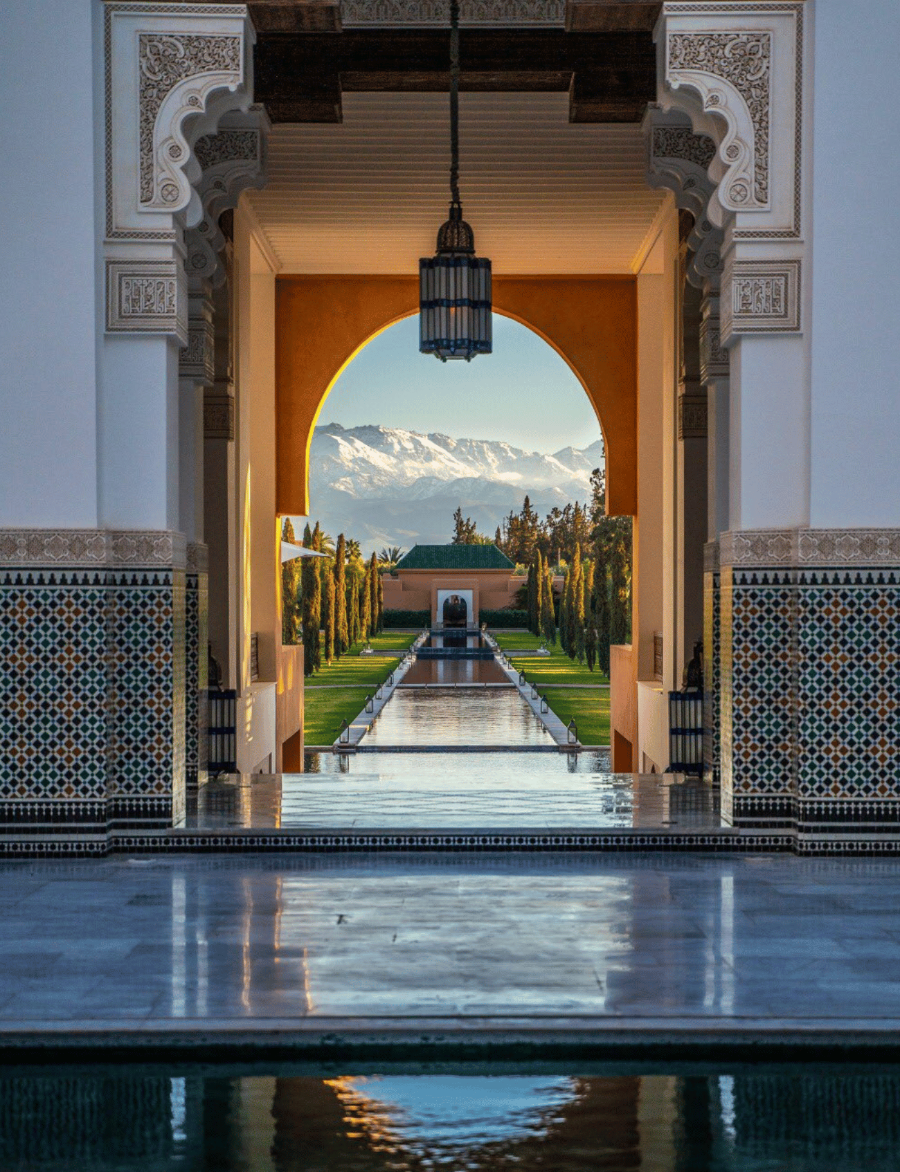 Experience opulent accommodations on your private luxury trip to Morocco at this exquisite hotel.