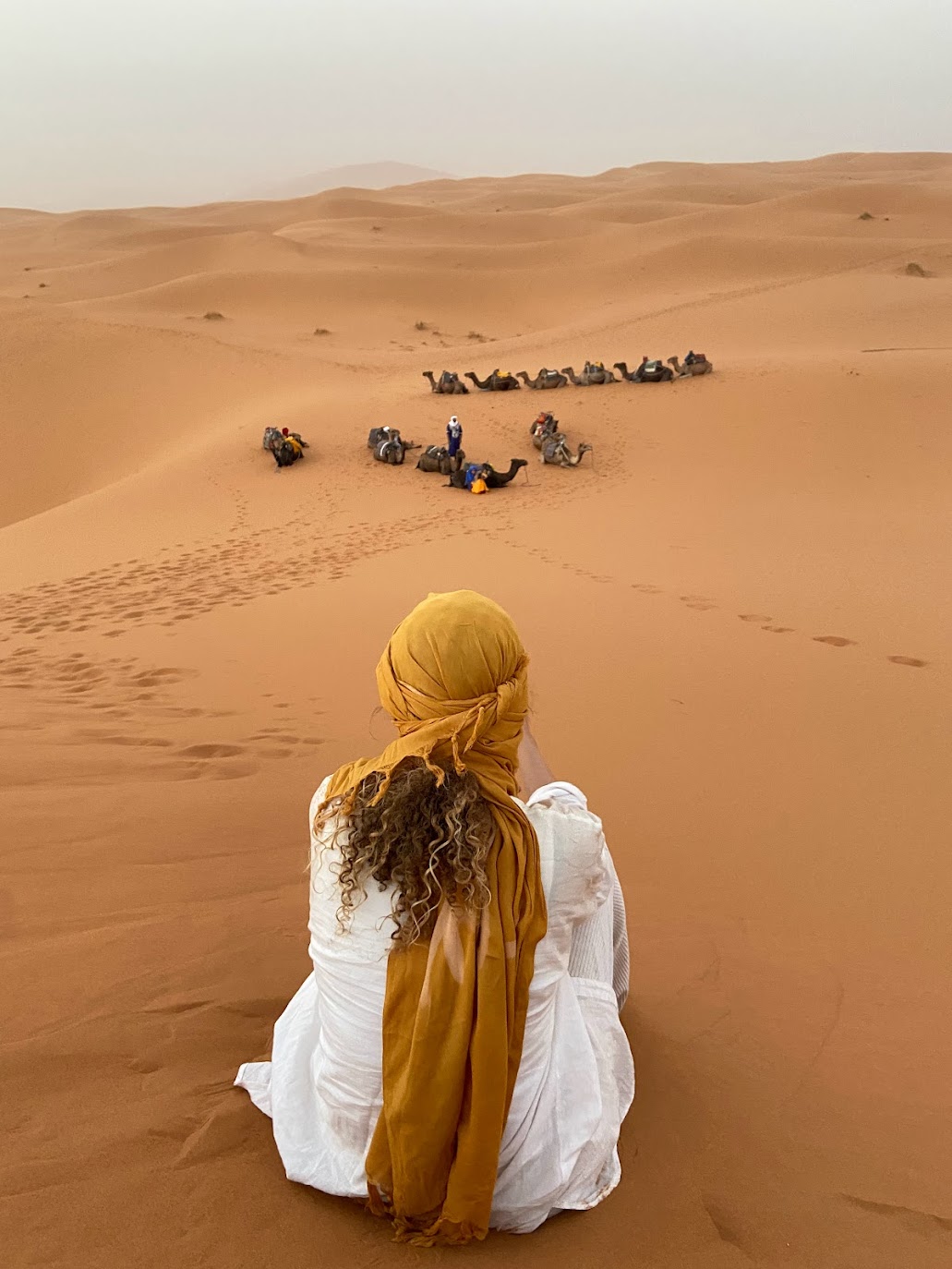 Peaceful Sahara Desert